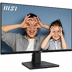 Photo 1 of MSI PRO MP251 24.5-inch IPS 1920 x 1080 (FHD) Computer Monitor, 100Hz, Adaptive-Synch, HDMI, VGA Port, VESA Mountable, Tilt, Speaker, 1ms, Black
