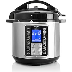 Photo 1 of Moss & Stone Electric Pressure Cooker with Large LCD Display, Multi-Use 6 Quart Electric Pot, 14 in 1 Slow Cooker, Rice Cooker, Steamer Maker, Sauté, Yogurt Maker, Egg Cooker, Warmer & More
