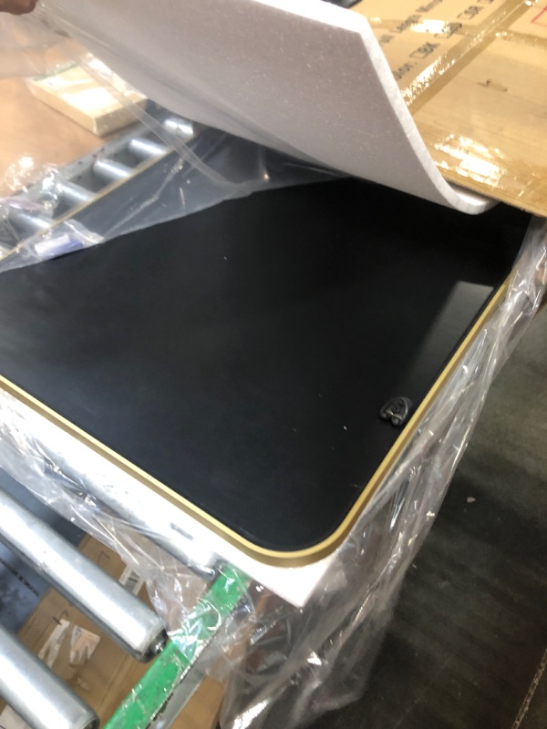 Photo 1 of BEAUTYPEAK GOLD Full Length Mirror, 65"x22" Rounded Corner Floor Mirror Standing Hanging or Leaning Against Wall Dressing Room Mirror Full Length GOLD 64x21