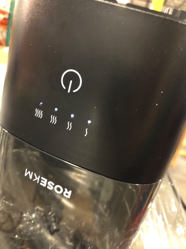 Photo 2 of Rosekm® Humidifiers for Bedroom, Cool Mist Humidifier for Home Plant and Baby Nursery, Quiet Ultrasonic Humidifier with 360° Nozzle, Auto Shut-Off, Filterless, Black 2.0L Standard Humidifier