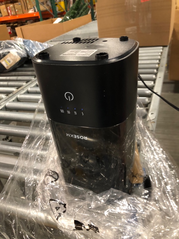 Photo 3 of Rosekm® Humidifiers for Bedroom, Cool Mist Humidifier for Home Plant and Baby Nursery, Quiet Ultrasonic Humidifier with 360° Nozzle, Auto Shut-Off, Filterless, Black 2.0L Standard Humidifier