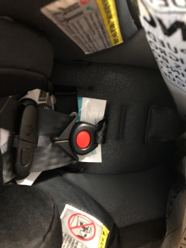 Photo 5 of Evenflo LiteMax DLX Infant Car Seat with FreeFlow Fabric, SafeZone and Load Leg Base DLX with Load Leg Sawyer Gray