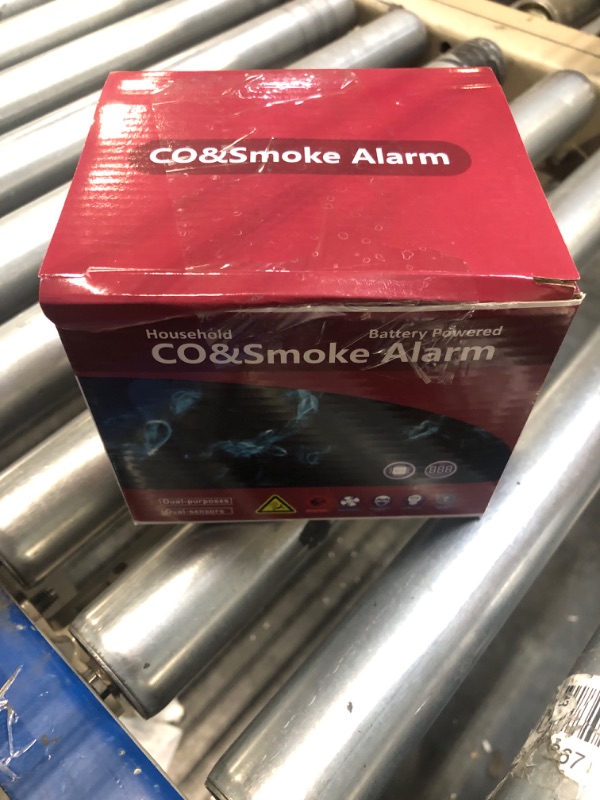 Photo 2 of 3-Pack Carbon Monoxide Detectors?Smoke Detector?2 in 1 CO & Smoke Alarm?Smoke Combination CO Alarm,Fire CO for Alarm for Home and Kitchen,LED Screen, CO Carbon Monoxide & Smoke Alarm,3-Pack
