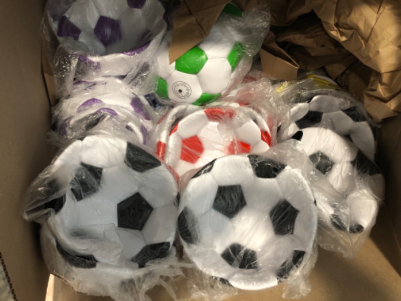 Photo 2 of 24 Pack Soccer Balls Bulk with Pump Official Outside Sport Soccer Ball Christian Charity Donation Balls for Kids Teens Adult Ball Game Training Practice
 
