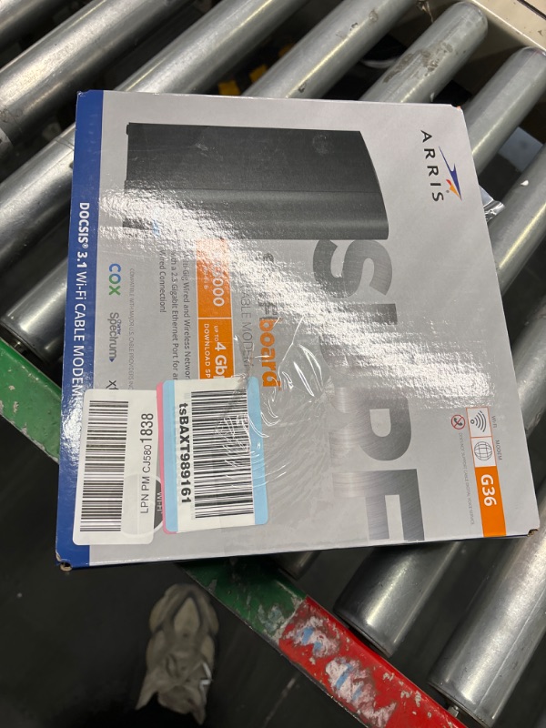 Photo 4 of ARRIS Surfboard G36 DOCSIS 3.1 Multi-Gigabit Cable Modem & AX3000 Wi-Fi Router | Comcast Xfinity, Cox, Spectrum| Four 2.5 Gbps Ports | 1.2 Gbps Max Internet Speeds | 4 OFDM Channels | 2 Year Warranty Cable Modem Router - DOCSIS 3.1 Gigabit