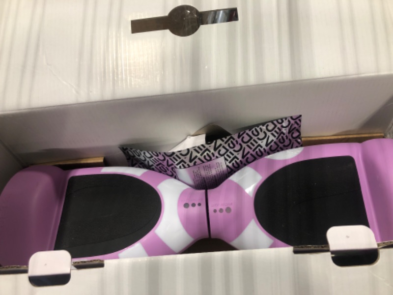 Photo 3 of Jetson All Terrain Light Up Self Balancing Hoverboard with Anti-Slip Grip Pads, for riders up to 220lbs Purple