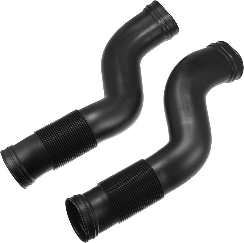 Photo 1 of uxcell 1 Pair Car Air Intake Hose Tube for Mercedes-Benz GL450 GL550 2008-2012 No.A1645051461/A1645051361 Plastic Black