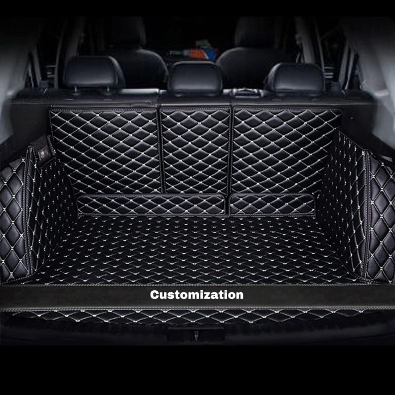 Photo 1 of * similar to image**
Custom Car Cargo Mat Car Boot Liner Waterproof Anti-Slip All Weather Protection Leather Material, Compatible with 99% Car Model Trunk Carpet Liners (Black)