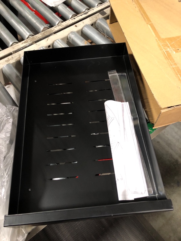 Photo 1 of ***USED//SINGLE DRAWER*** 
Pull out Cabinet Organizer, 21"Deep, Slide out Drawers for Kitchen Cabinets, Under Sink Pull-Out Home Organizers with Adhesive Nano Film Fixed, Sliding Cabinet for Bathroom, Pantry Storage Shelves Black(1pc) 13.8"Wide-21"Deep