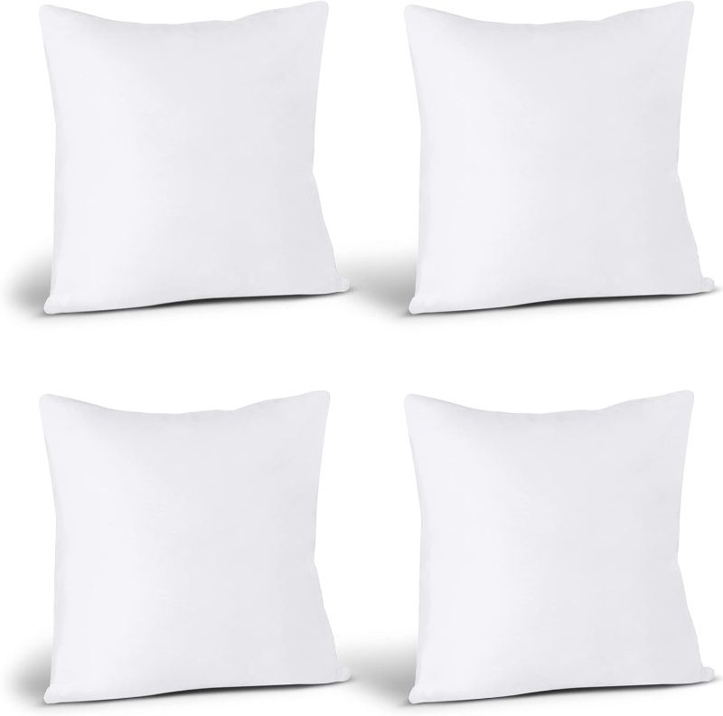 Photo 1 of ** new, open package**
Utopia Bedding Throw Pillows (Set of 4, White), 20 x 20 Inches Pillows for Sofa, Bed and Couch Decorative Stuffer Pillows
