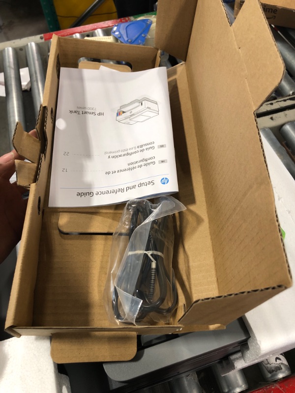 Photo 4 of ** use for parts**
HP Smart -Tank 7301 Wireless All-in-One Cartridge-free Ink Printer, up to 2 years of ink included, mobile print, scan, copy, automatic document feeder (28B70A)