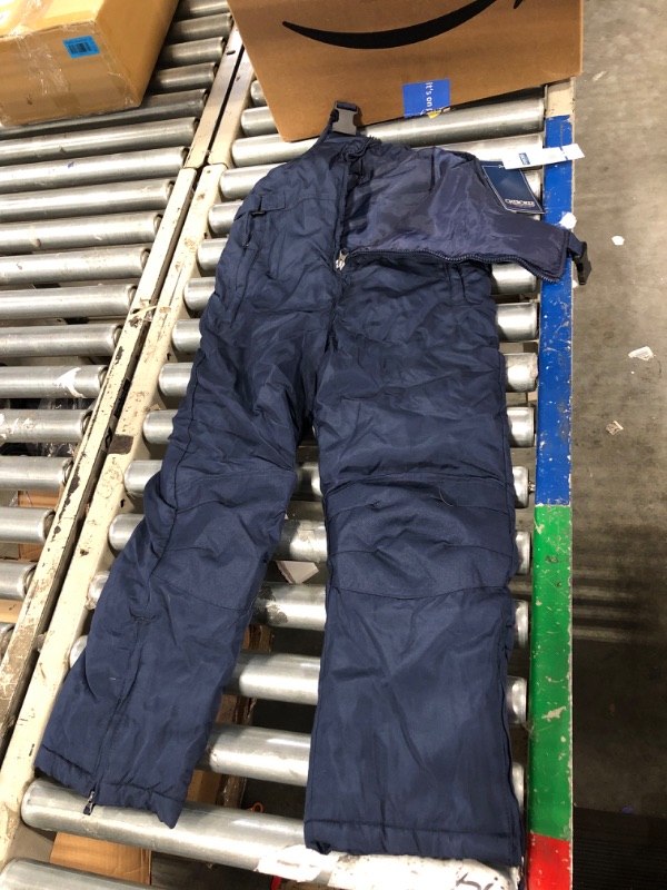 Photo 3 of Cherokee Kids’ Snow Bib – Boys and Girls Insulated Ski Pants Overalls (4-18) 8-10 Navy