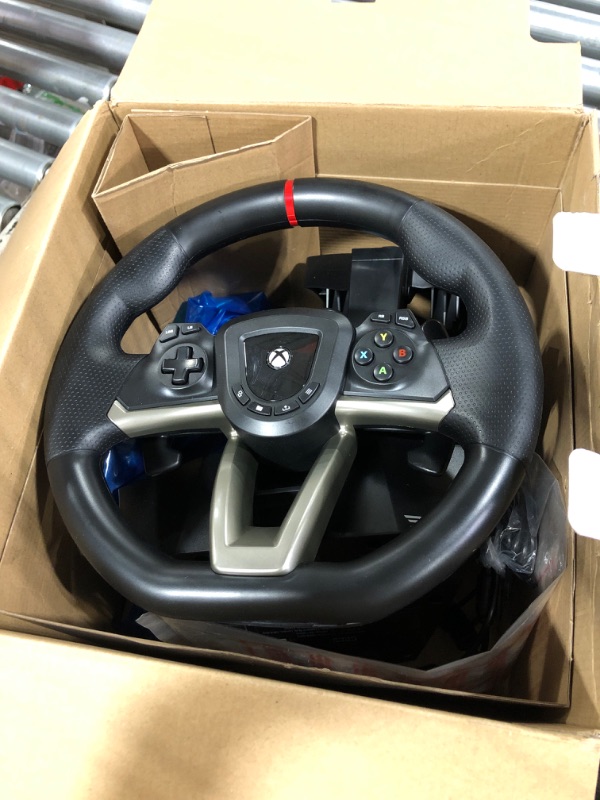 Photo 3 of ** use for parts***
Racing Wheel Overdrive Designed for Xbox Series X|S By HORI - Officially Licensed by Microsoft Series X|S - Overdrive