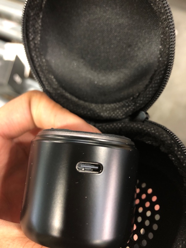 Photo 4 of ** missing power cord, type in last photo**
Travel Case Packed, EWA A106 Pro Portable Bluetooth Speaker with Custom Bass Radiator, Brief Design, IP67 Waterproof, Perfect Mini Speaker for Shower, Room, Bike, Car (Black)