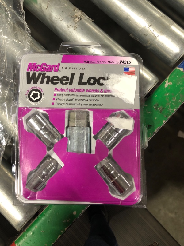 Photo 1 of MCGARD 24215 Chrome Cone Seat Wheel Locks (M14 X 1.5 Thread Size) - Set of 4