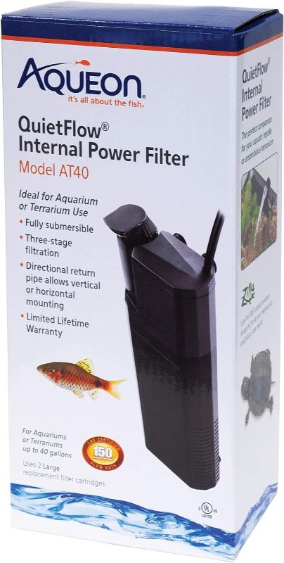 Photo 1 of Aqueon Quietflow E Internal Power Filter - 40 Gallon