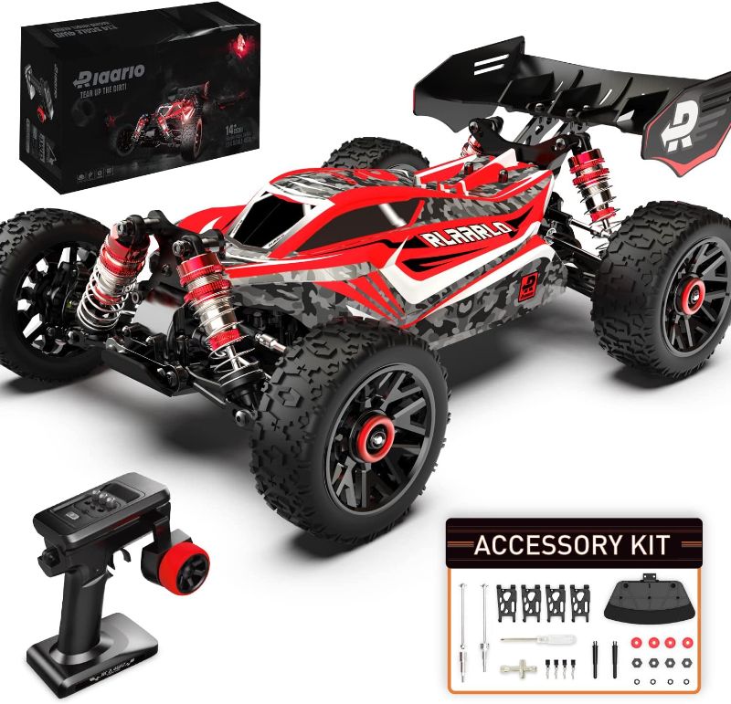 Photo 1 of ** use for parts**
CROBOLL 1:14 Fast RC Cars for Adults 70+KMH Hobby RC Truck, 4WD Remote Control Car Off-Road Racing Buggy, Electric Vehicle Toy for Adults Kids with Oil-Filled Shock Absorbers