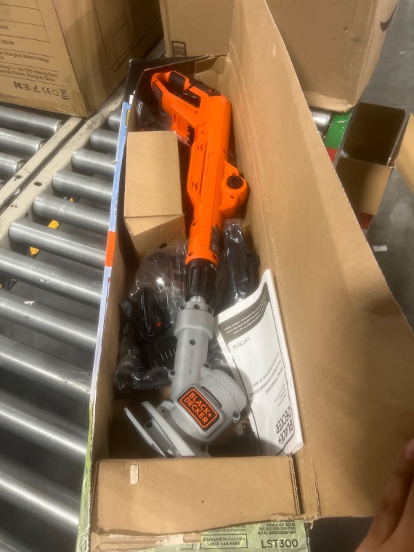Photo 1 of ** new open package. missing spools**
BLACK+DECKER 20V MAX String Trimmer with Trimmer Line, 30-Foot, 0.065-Inch, 3-Pack (LST300 & AF-100-3ZP) w/ (3) replacement spools