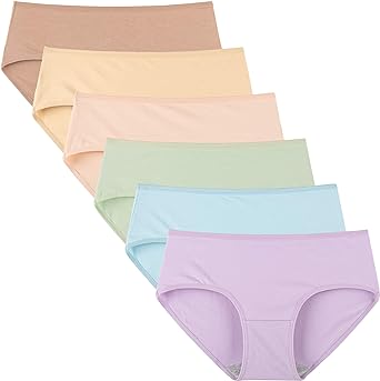 Photo 1 of INNERSY Womens Underwear Cotton Hipster Panties small 6-Pack