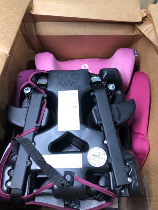 Photo 2 of Diono Cambria 2 XL, Dual Latch Connectors, 2-in-1 Belt Positioning Booster Seat, High-Back to Backless Booster, Space and Room to Grow, 7 Headrest Positions, 8 Years 1 Booster Seat, Pink