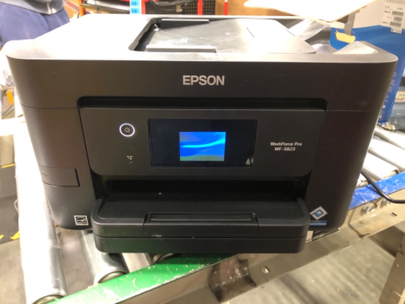 Photo 3 of *** NOT FUNCTIONAL**** SELLING AS PARTS*****Epson Workforce Pro WF-3823 Wireless All-in-One Printer with Auto 2-Sided Printing, 35-Page ADF, 250-Sheet Paper Tray and 2.7" Color Touchscreen, Black
