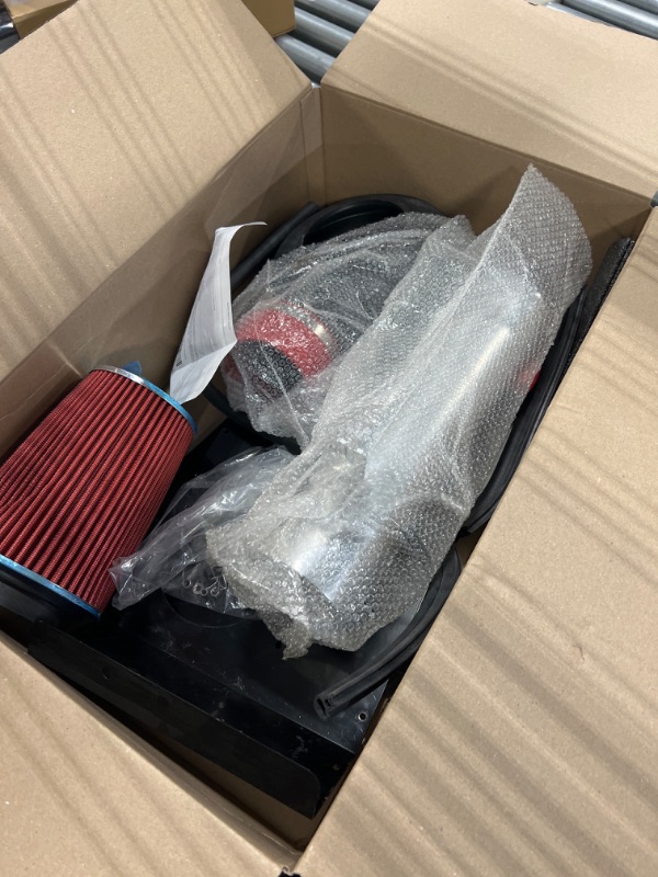 Photo 1 of Cold Air Intake Kit with Filter fit for Dodge 1994-2001 Ram 1500 & 1994-2002 Ram 2500 V8 5.2L 5.9L Silver & Red
