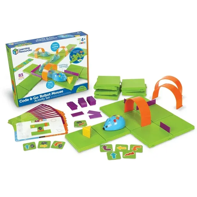 Photo 1 of Learning Resources, LRNLER2831, Code/Go Robot Mouse Activity Set, 1 / Set
