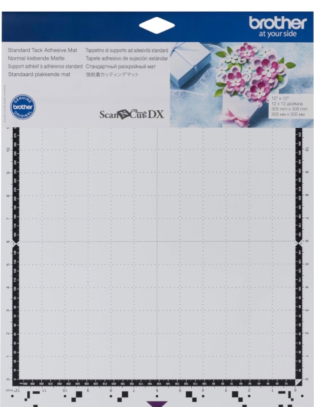 Photo 1 of 4.6 4.6 out of 5 stars 2,758
Brother ScanNCut DX Mat CADXMATSTD12, 12" x 12" Standard Tack Adhesive Mat for Cardstock, Vinyl, Foam and More, Use with Brother Cutting Machines