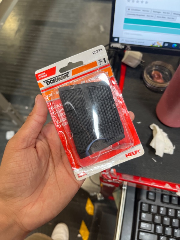 Photo 1 of Dorman 20732 Brake And Clutch Pedal Pad Compatible with Select Models