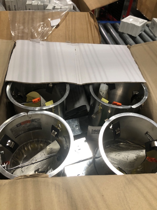 Photo 3 of Sunco Lighting Can Lights for Ceiling 6 Inch Remodel Recessed Lighting Housing, 120-277V, TP24 Connector Included, Air Tight Can, Easy Install, IC Rated, UL & Title 24 Compliant 6 Pack