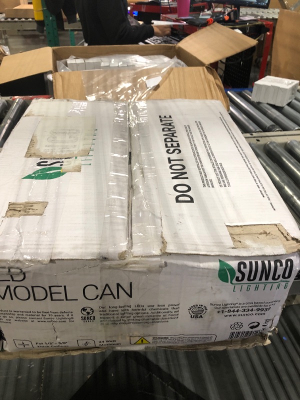 Photo 2 of Sunco Lighting Can Lights for Ceiling 6 Inch Remodel Recessed Lighting Housing, 120-277V, TP24 Connector Included, Air Tight Can, Easy Install, IC Rated, UL & Title 24 Compliant 6 Pack