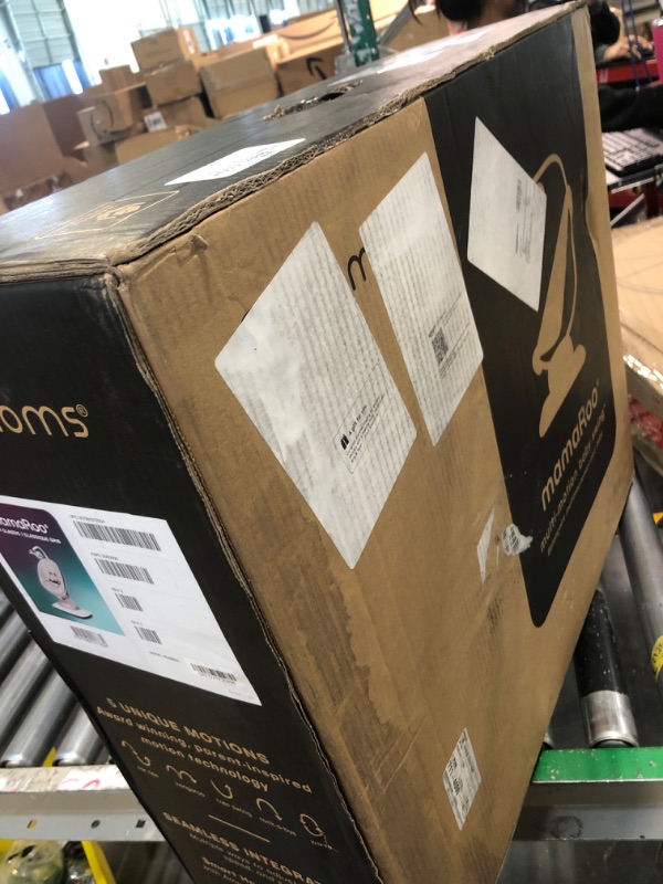 Photo 1 of 4moms MamaRoo Multi-Motion Baby Swing, Bluetooth Enabled with 5 Unique Motions, Grey
