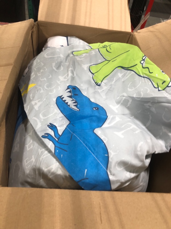 Photo 2 of ***not exact***
Dinosaur Comforter Twin Grey Boys Dinosaur Bedding Set Reversible Kids Bed in a Bag Sets Dinosaurs Toddler Bedding Set All Season Bedspread for Teens with Sheets Pillowcase
