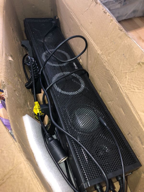 Photo 4 of Ehaho 25 Inch UTV Sound Bar, ATV SoundBar Bluetooth with RGB Lighting, Amplified Powersports SXS Sound Bar, Waterproof Golf Cart Sound Bar, UTV Speakers for Marine Polaris RZR Can-Am