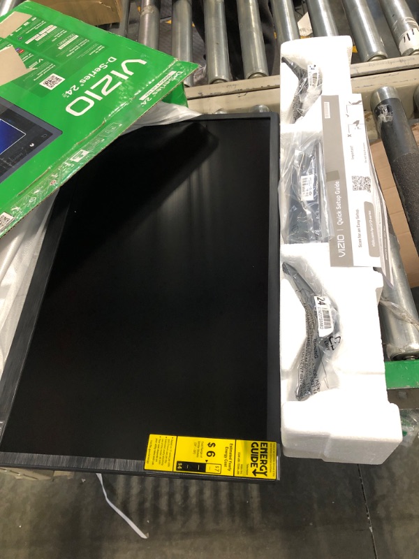 Photo 1 of VIZIO 24-inch D-Series 720p Full-Array LED HD Smart TV SmartCast Apple AirPlay 2 and Chromecast Built-in + Free Wall Mount (No Stands) - D24H-J09 (Renewed)
