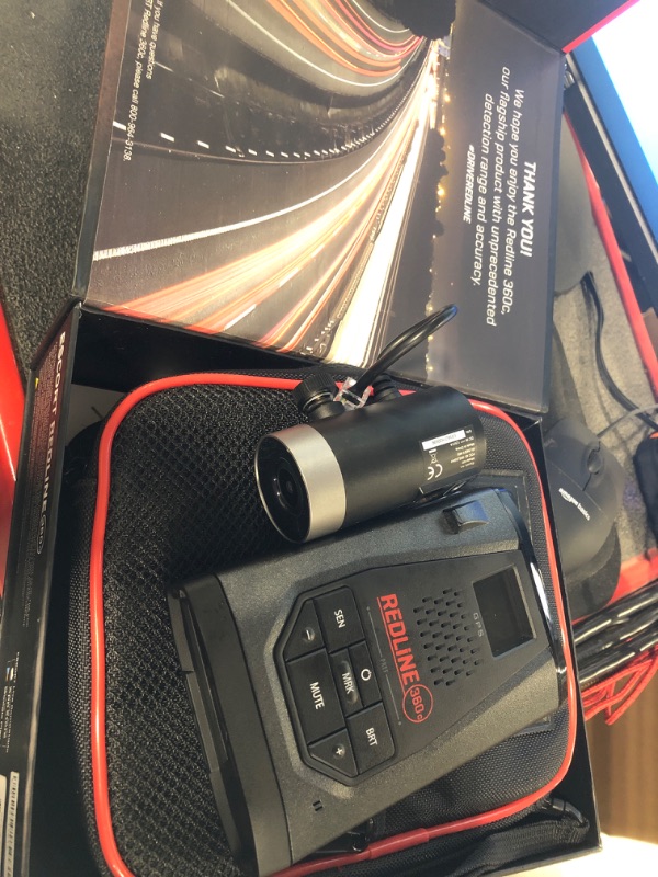 Photo 1 of Escort Redline 360C Laser Radar Detector & Escort M2 Smart Dash Cam Bundle - 1080P Full HD Video, Extreme Range, AI Assisted Filtering, Built-in WiFi, GPS Based and Escort Live App, 0100057-1