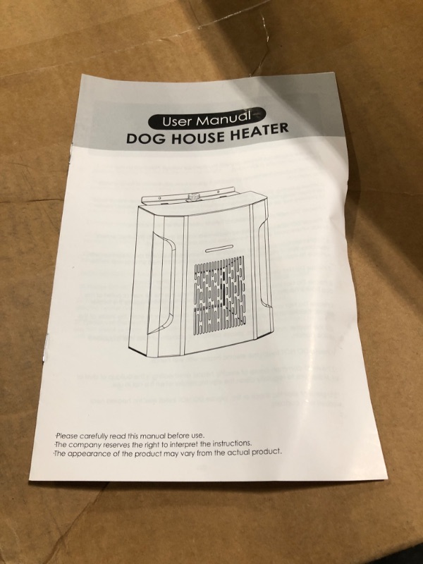 Photo 2 of 300 Watt Wi-Fi Dog House Heater