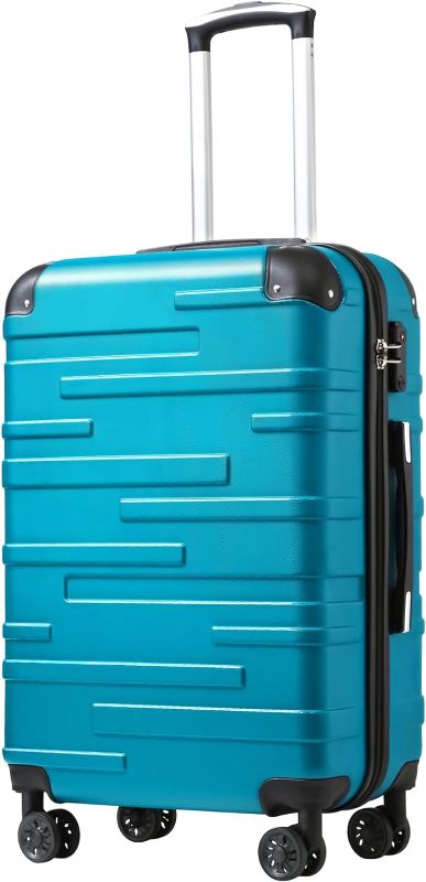 Photo 1 of Coolife Luggage Suitcase Carry-on Hardside Travel Luggage TSA Lock Spinner Telescopic Handle