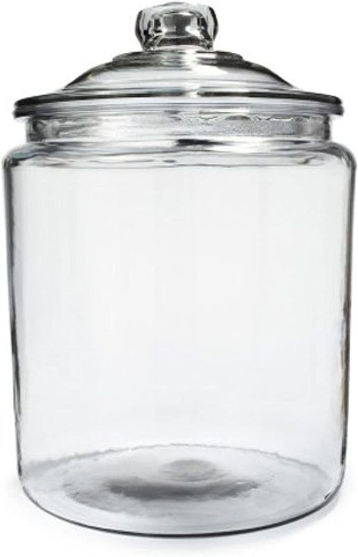 Photo 1 of 4 pack Anchor Hocking Heritage Hill Glass Cookie/Candy Jar, 1-Gallon