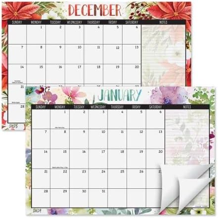 Photo 1 of Bundle:
$19: 2024-2025 Meadow Dance Desk Calendar Pad, 11-Inch x 16-1/4-Inch Size, Large 24-Month Bookstore-Quality Calendars for Kitchen & Office, by Current
$4: 2024 Desk Calendar - Jan.2024 - Dec.2024, 12 Months Large Desk Calendar 2024, 17" x 12", Des