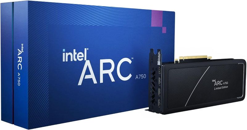Photo 1 of Intel Arc A750 Limited Edition 8GB PCI Express 4.0 Graphics Card
