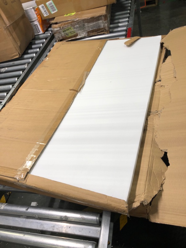 Photo 2 of Corrugated Plastic Sheet for Indoor and Outdoor Use - 3/16 Inch Thick Poster Board, 24x36 Inches - Pack of 5 White Plastic Board Sheets - Waterproof Coroplast Sheets and Lightweight Blank Yard Signs 24"x36"-5 Pack White