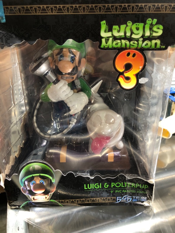 Photo 2 of First 4 Figures Luigis Mansion 3 Luigi and Polterpup 9-Inch PVC Collector Edition Statue