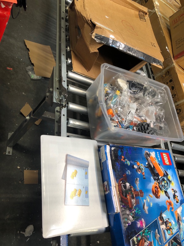 Photo 1 of Bundle:
$110: LEGO City Deep-Sea Explorer Submarine 60379 Building Toy Set, Ocean Submarine Playset with Shipwreck Setting, 6 Minifigures and 3 Shark Figures for Imaginative Play, A Gift Idea for Ages 7+
$18: IRIS USA CNL-17 17 Quart Non-Latching Box, Cle