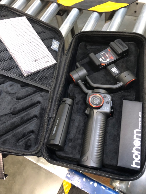 Photo 1 of Hohem iSteady M6 Kit Smartphone Gimbal Stabilizer 3-Axis with Magnetic Fill Light/AI Tracking Sensor for iPhone Android with 0.91-inch OLED Display Max Payload 400g 2023 Upgraded