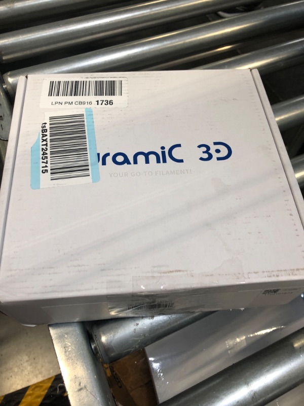 Photo 2 of DURAMIC 3D PLA Filament 1.75mm Marble 1kg Spool, Jam-Free High Stifness 3D Printing Filament with Cardboard Spool, No-Tangling No-Clogging Dimensional Accuracy 99% +/- 0.03 mm Pla-marble