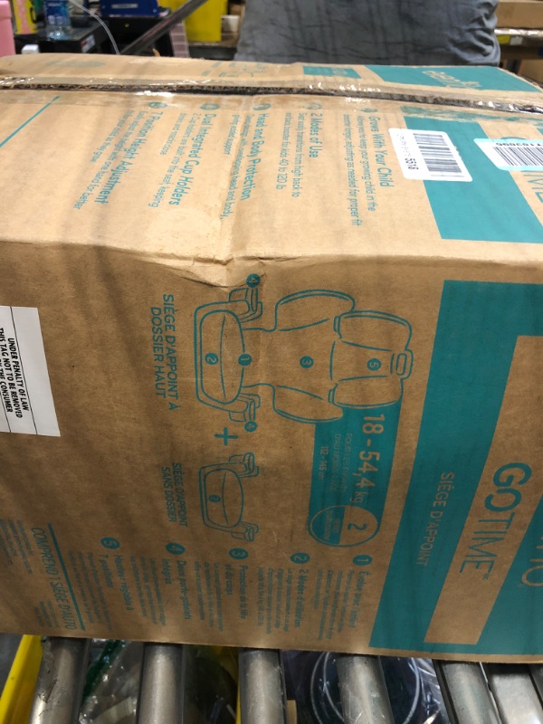 Photo 1 of Evenflo GoTime LX High Back Booster Car Seat & GoTime No Back Booster Car Seat (Amore Pink)