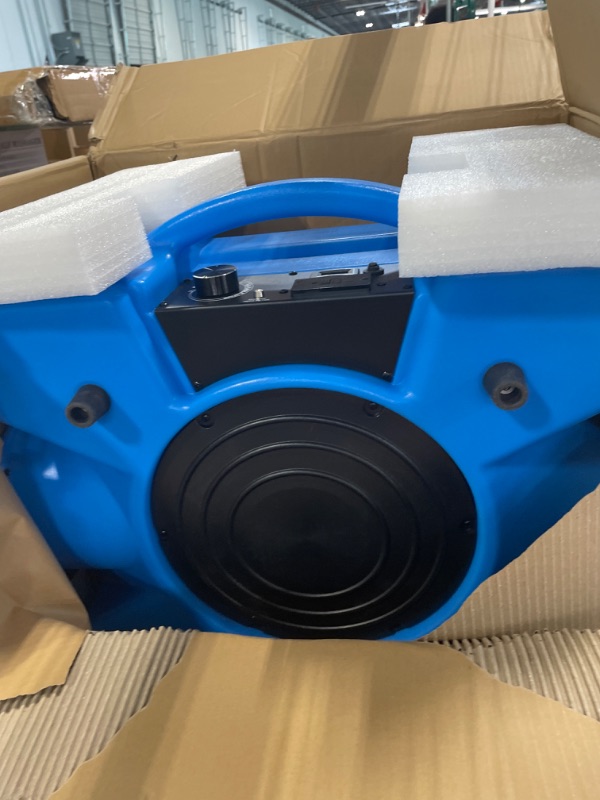 Photo 3 of CADPXS Shield-550 Negative Machine Airbourne Cleaner HEPA Scrubber Water Damage Restoration Equipment Air Purifier, Air Scrubbers 550 air scrubbers Blue