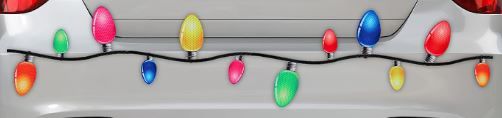 Photo 1 of 13Pcs Christmas Car Reflective Light Bulb Magnet Decorations, Christmas Car refrigerato Magnets Set Decals Light Bulb Santa & Reindeer for Car Garage Door Holiday Party Decor.