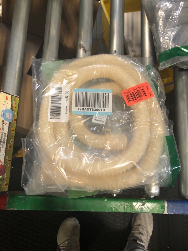 Photo 1 of MyLifeUNIT Washing Machine Drain Hose Extension Kit, Universal Fit All Drain Hose, 6-Foot Beige